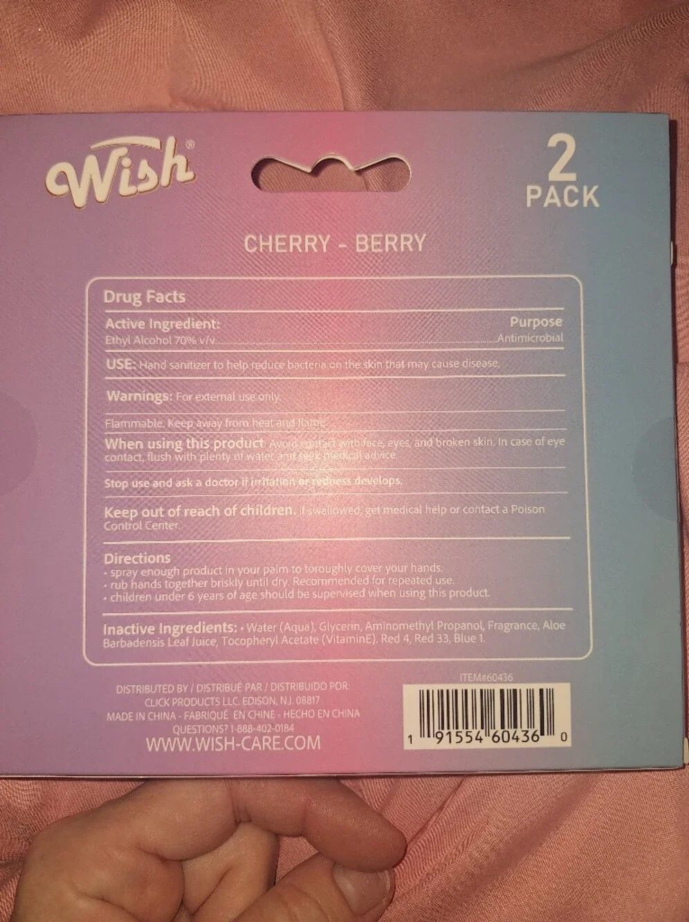 Wish Pink and Light Pink Berry & Cherry Set